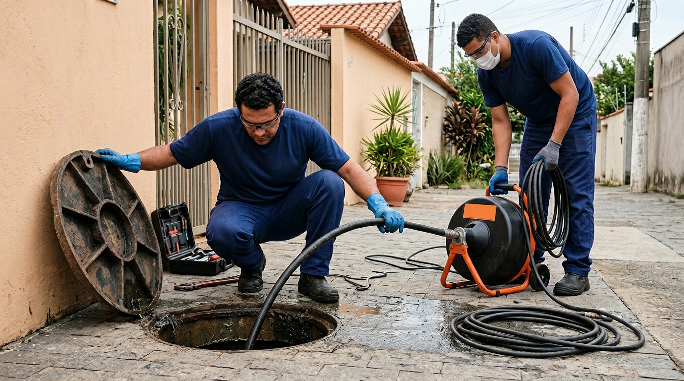 Desentupimento de esgoto em Feira de Santana-BA